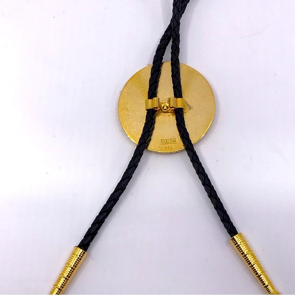 Vintage Barlow Buffalo Skull Bolo Tie – NIB – Western Cowboy Rockabilly - Picture 13 of 17